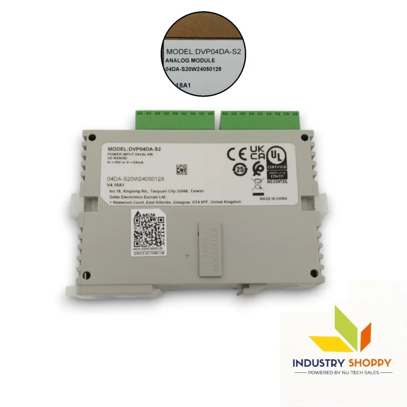 Delta DVP04DA-S2 PLC Module Delta DVP04DA-S2 PLC Module